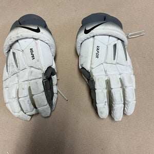 Used Nike Vapor Lacrosse Gloves 12"