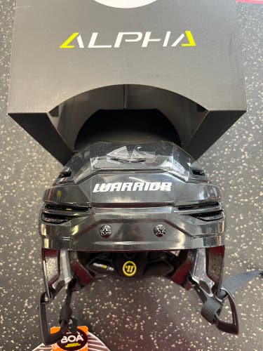 New Black Medium Warrior  Alpha One Pro Helmet
