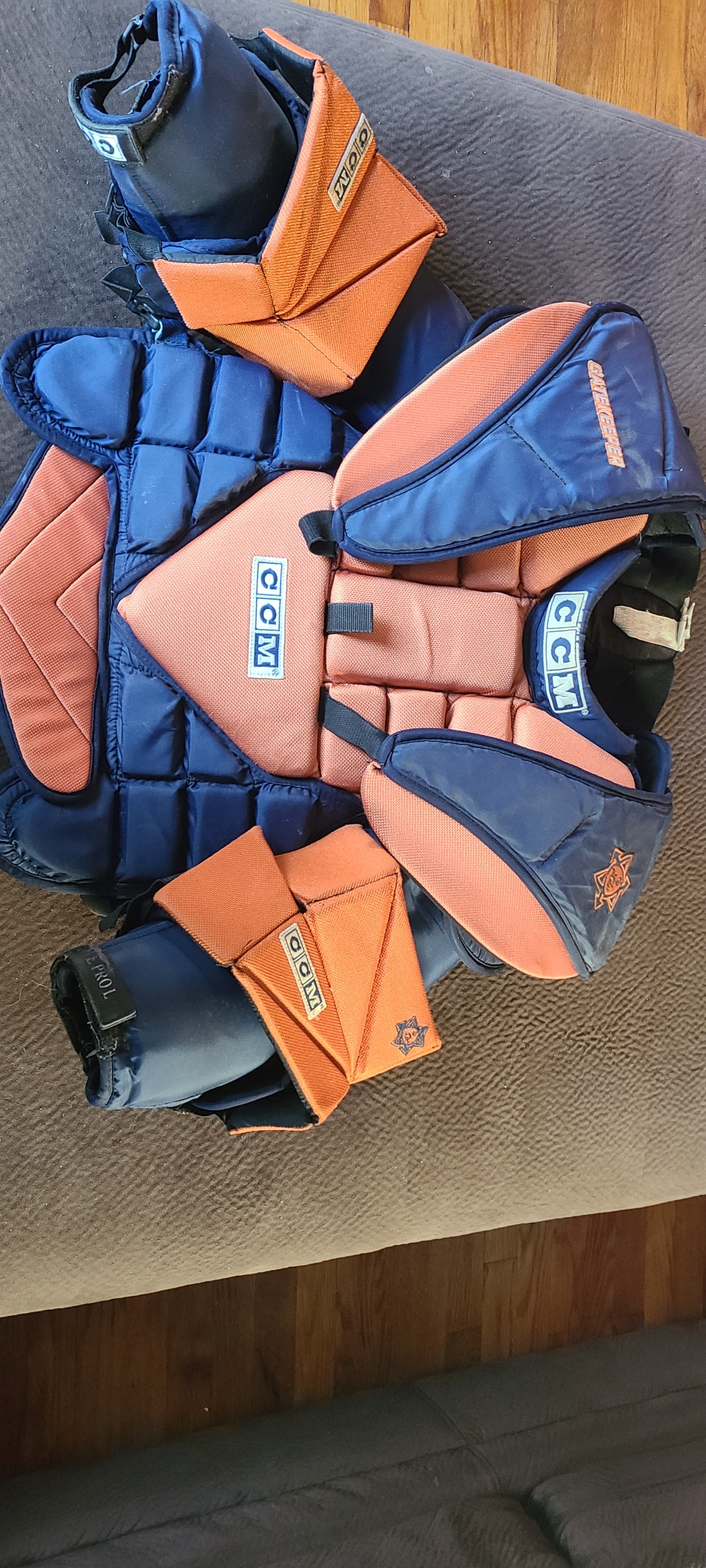 Used Large CCM AB Pro Goalie Chest Protector