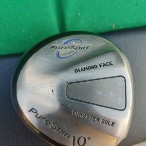 Pure Spin 10* Driver Diamond Face Tungsten Sold Pure Spin Graphite Shaft 45"