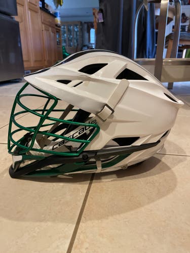 Used Cascade S Helmet White and Green