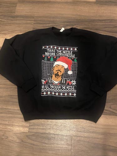 Snoop Dog Christmas Crewneck Sweatshirt Adult XXL