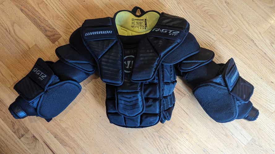 Used Small / Medium Warrior Ritual GT2 Goalie Chest Protector