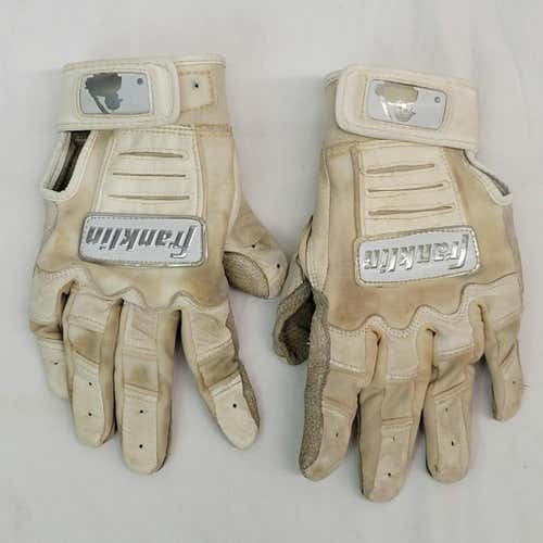Used Franklin Md Pair Batting Gloves