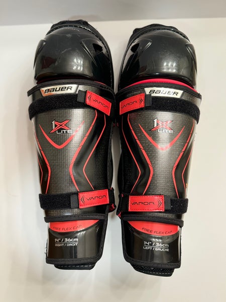 Senior Used Bauer Vapor 1X Lite 14" Shin Pads