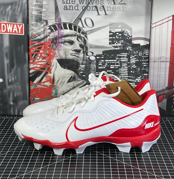 Nike Mens Size 10 Alpha Huarache 4 Keystone RED Baseball 