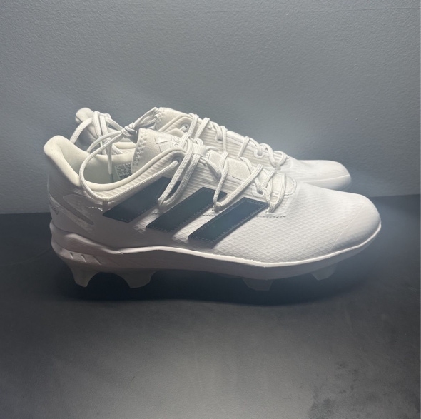 White Men's Molded Cleats Adidas Cleats