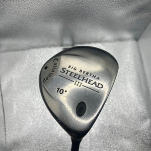 Men's Right Handed Regular Flex 10 Loft Big bertha Steelhead III Driver