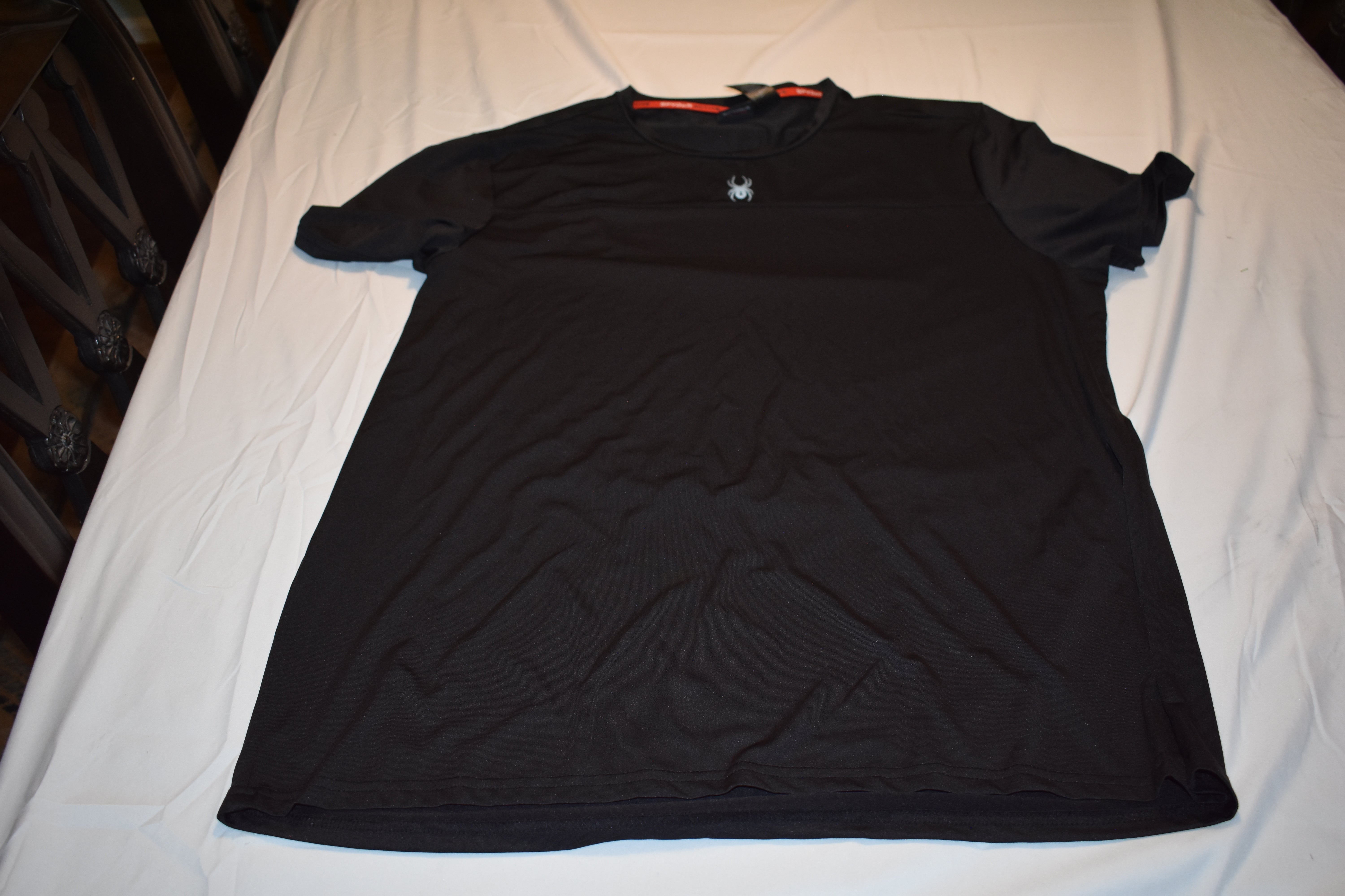 Boy's Xersion Long Sleeve Quick-Dri Shirt, Red/Black, medium (10
