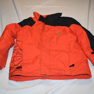 Spyder Thinsulate Winter Sports Jacket, Black/Red, Kids Size 6