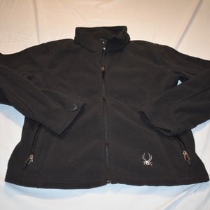 Spyder Full-Zip Winter Sports Jacket, Black, Women's Large