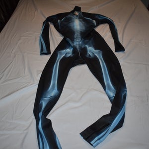 NEW - KORE Sportswear Eclipse Compression Skin Suit, Black/Blue, Unisex XS