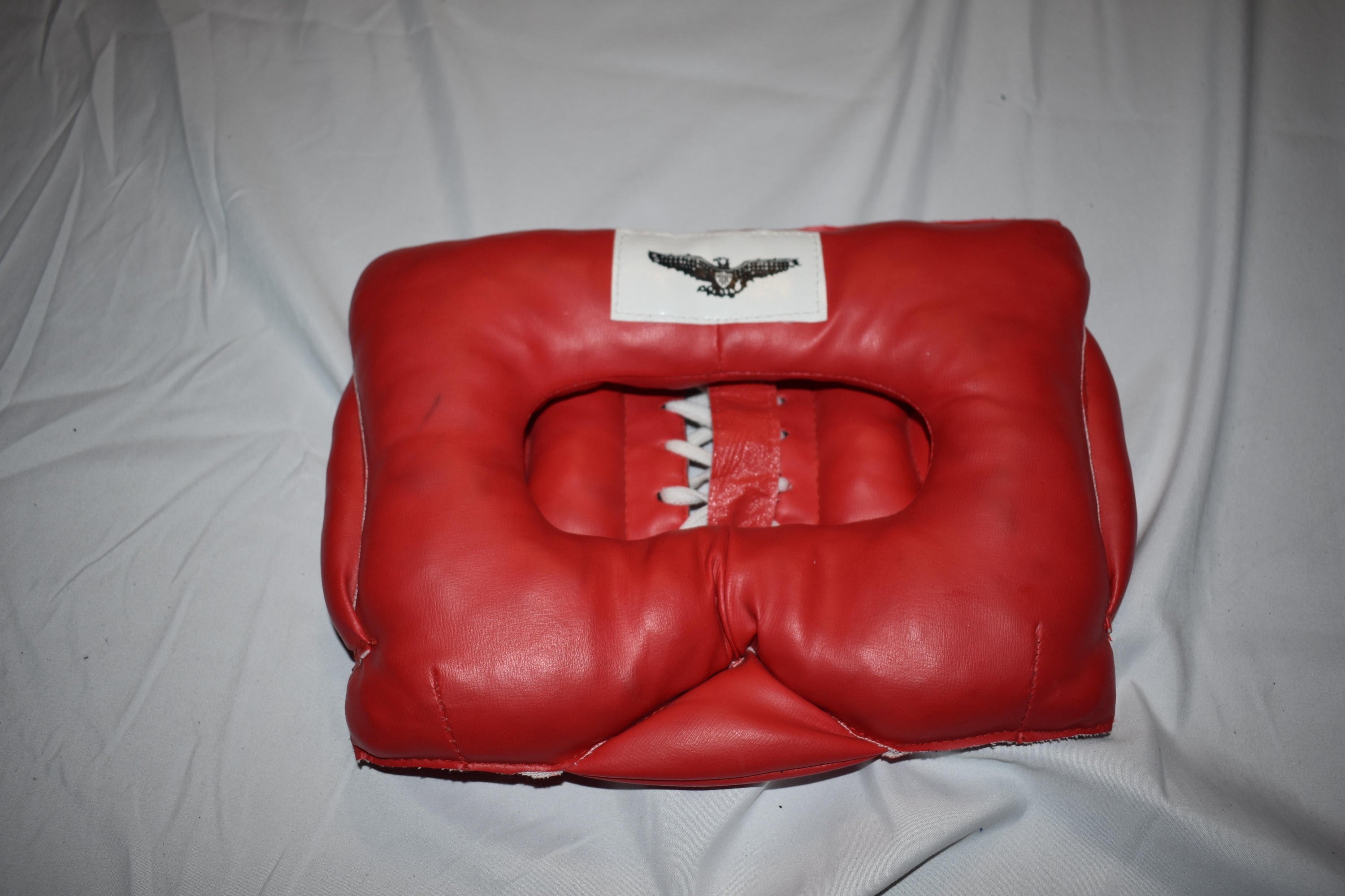 Sparring / MMA / Boxing Head Protection, Red, Large