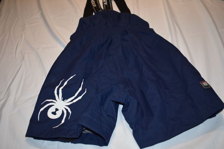 Spyder XT Ski Training Shorts w/ Full Front Zippers, Blue, Kid's 8 - Great Condition!