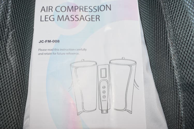 Air Compression Leg Massager, with heat, Like new - in the box!