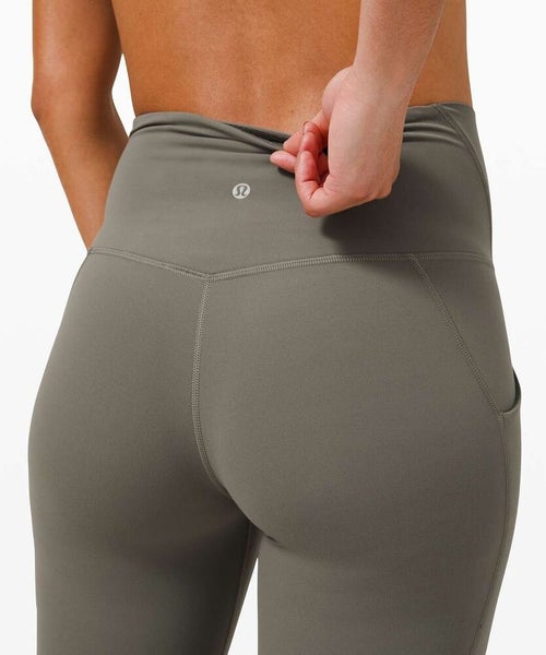 Lululemon Align High-Rise Pant with Pockets 25 Grey Sage Nulu