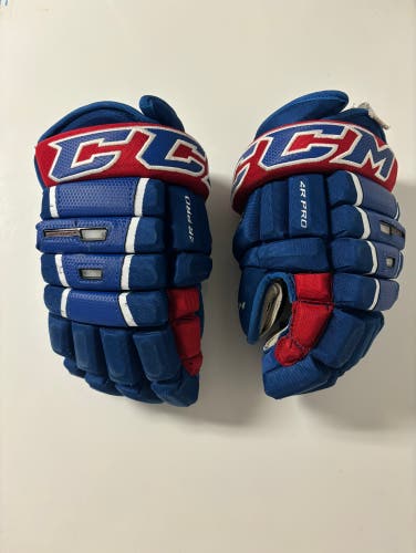 Used CCM 13"  Tacks 4 Roll Pro Gloves
