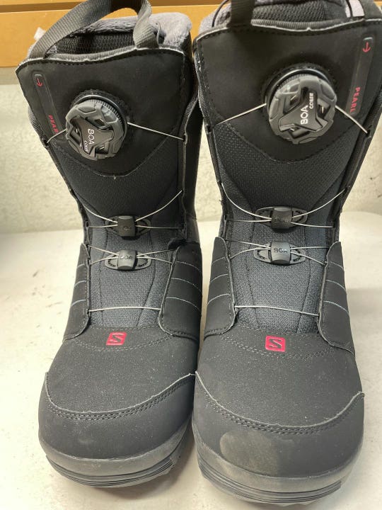 Used Salomon Pearl Boa Senior 8.5 Women's Snowboard Boots