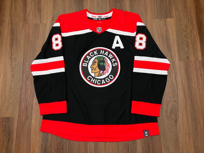 Chicago Blackhawks Reverse Retro 1.0 Kane Adidas NHL Hockey Jersey Size 56