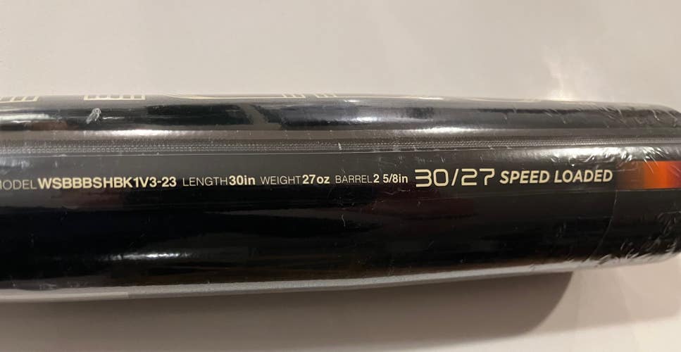 New BBCOR Certified Warstic Bonesaber Bat (-3) 27 oz 30"
