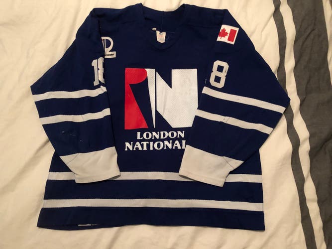 1990s Game Worn London Nationals Jersey
