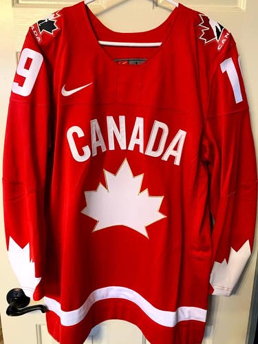 IIHF Team Canada #19 Quiton Byfield 2021 World Juniors Jersey