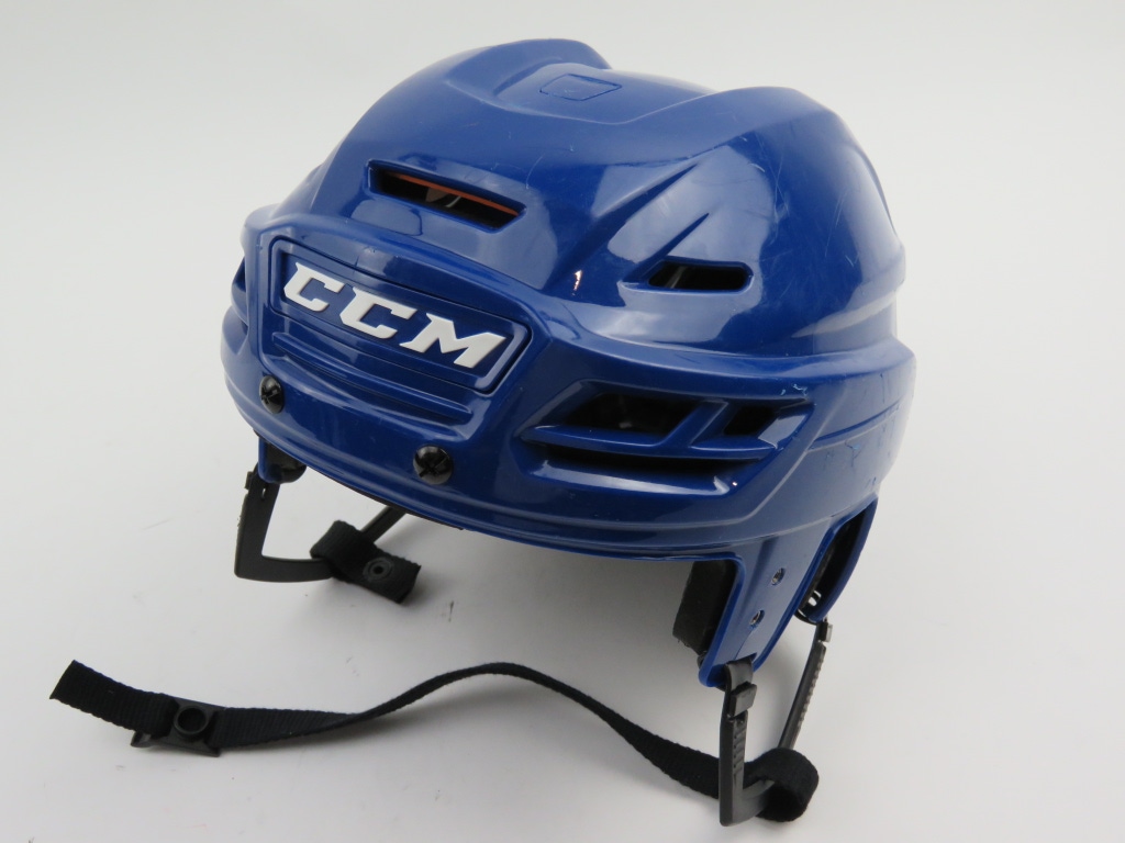CCM Tacks 710 Pro Stock Ice Hockey Player Helmet Blue Size Medium