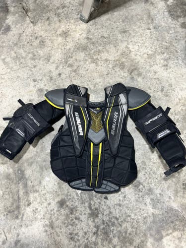 Used XL Bauer Supreme 2S Pro Goalie Chest Protector Pro Stock