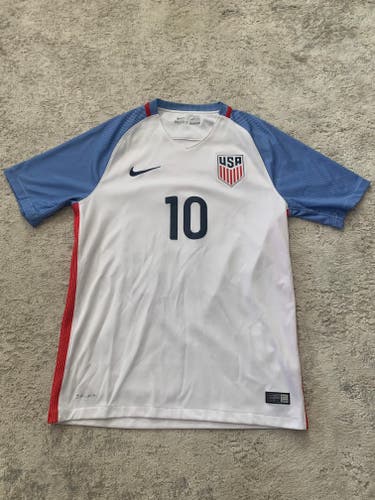 USA National Team 2016 Authentic Home Soccer Jersey - USMNT - Christian Pulisic #10
