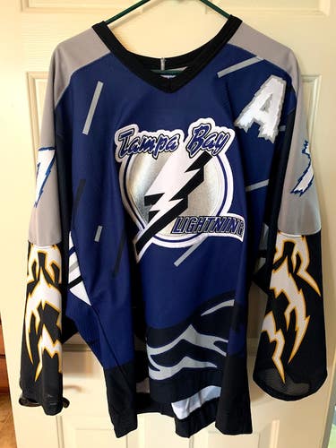 NHL Tampa Bay Lightning #7 Rob Zamuner (A) Alternate 96-97 Jersey