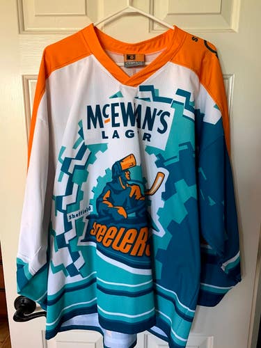 Elite Ice Hockey League Sheffield Steelers late 90s jersey