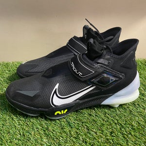 Nike Force Zoom Trout 8 Elite Black White CZ5913-010 Baseball Cleats Mens 12 NEW