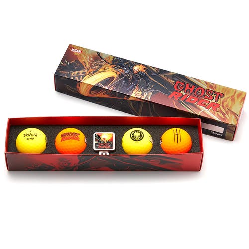 Volvik Marvel Anti-Hero 2024 Golf Ball Gift Set - Limited Edition GHOST RIDER
