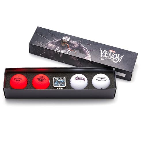 Volvik Marvel Anti-Hero 2024 Golf Ball Gift Set -Limited Edition Spiderman VENOM