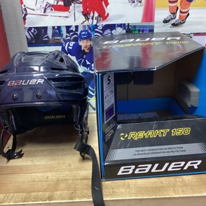 New small navy Bauer Re-Akt 150 Helmet