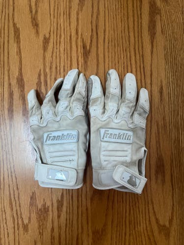 Used Large Franklin Pro Classic Batting Gloves