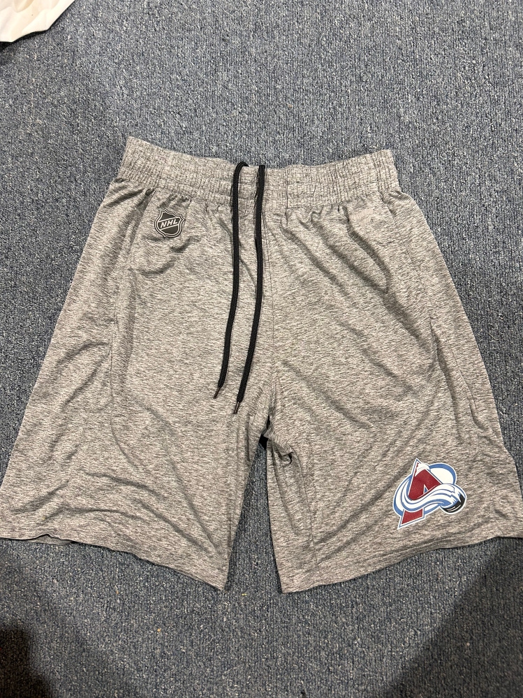 New Colorado Avalanche Light Gray Cotton New Men's  Shorts