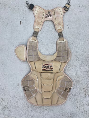 Rawlings Mach catching chest protector(white)