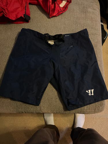 Navy Warrior hockey girdle Shell