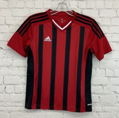 Adidas Youth Unisex Fort 14 F86481 Size Medium Red Black Soccer Jersey NWT