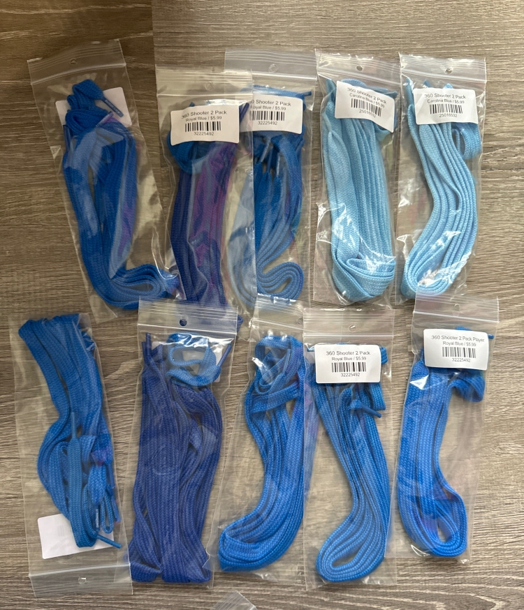 Player Shooters Variety Blues 20 Laces