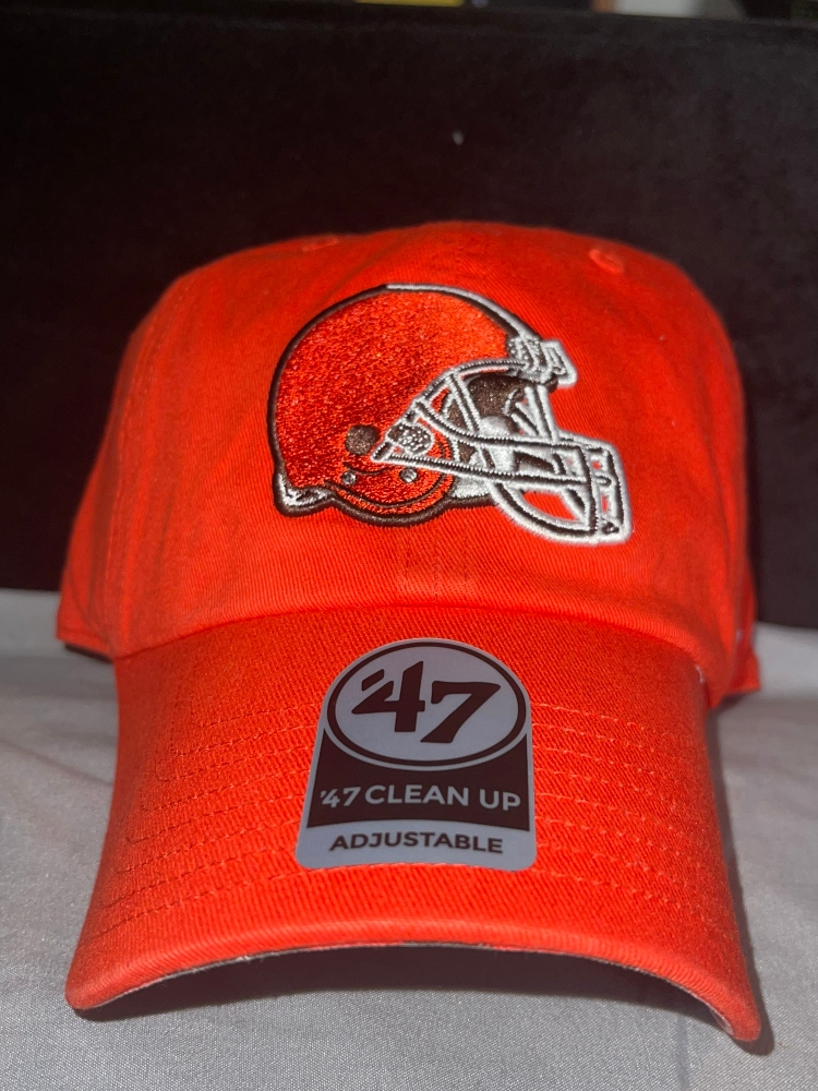 ‘47 Brand Clean Up Zubaz Cleveland Browns Hat Mens Adjustable Size Brand New WT.