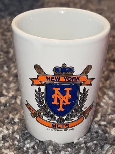 MLB Hunter New York Mets 2002 Shot Glass Vintage Classic Used Pre Owned Collect.
