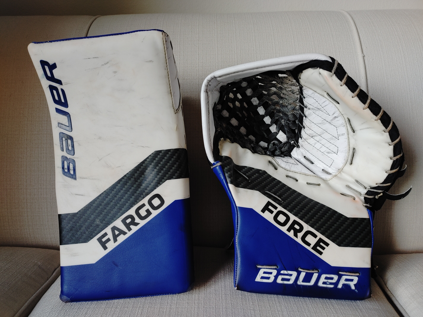 Bauer Supreme Ultrasonic Pro Stock Goalie Gloves