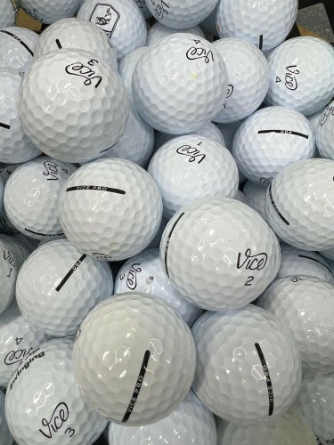 24 White Vice Pro Near Mint AAAA Used Golf Balls