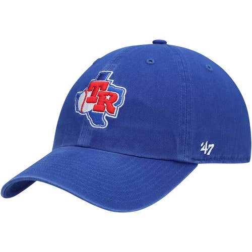 2024 47 Texas Rangers Royal Clean Up Cooperstown Collection Adjustable Strapback