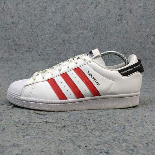 Adidas Superstar Parley Mens Shoes Size 8.5 Shelltoe Sneakers White Black Red
