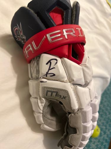 Paul Rabil Signed Cannons Glove And A PLL Ball With 5 Other Semi finalists For The PLL
