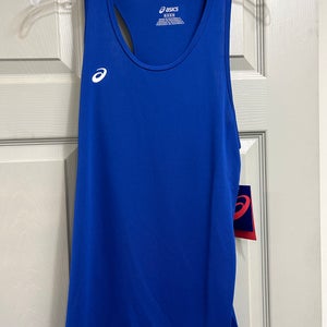 Royal Blue New Medium Women's Asics Tank-Top