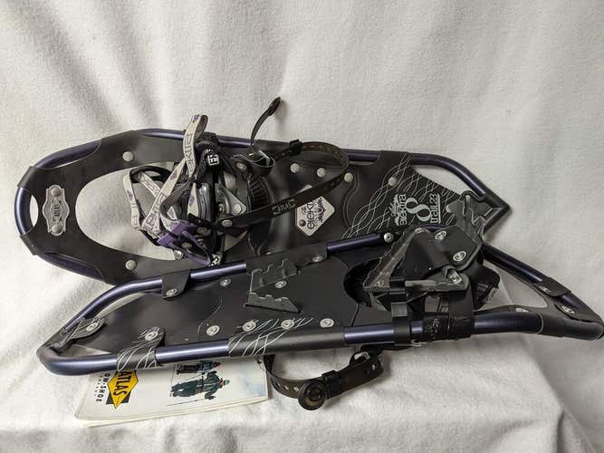 Atlas Elektra 8 Trail 23 Snowshoes Size 21 In Color Black and Purple Condition U